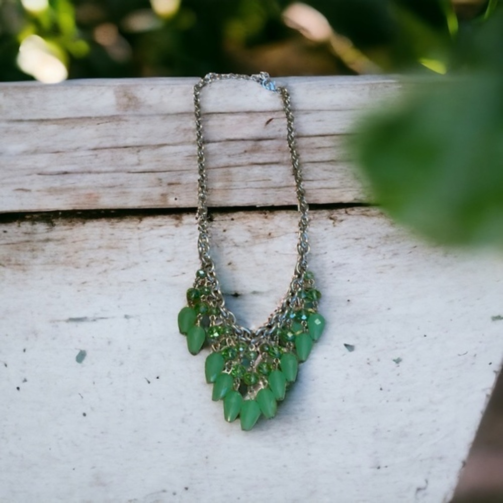 Chandelier statement necklace